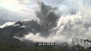 Full Version of Volcanic Eruptions at Merapi Volcano 29th October 2010  Screener [upl. by Eixor]