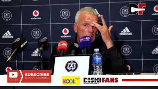 Ernst Middendorp’s PostMatch Press Conference  Orlando Pirates 11 Cape Town Spurs [upl. by Ebbarta]