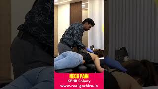 chiropractic for neck pain by chiropractor at realign shorts short shortvideo [upl. by Low]