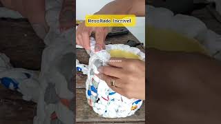 😱 IDEIA GENIAL COM SACOLAS PLÁSTICAS Não Jogue Sacolas de Plástico no Lixo ♻️ diy façavocêmesmo [upl. by Cerell453]