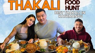 Best thakali thali in Kathmandu  Nepali thali food hunt in Naxal [upl. by Nnylcaj]