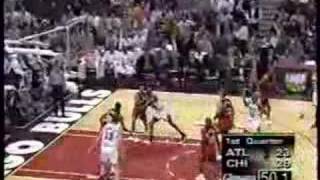 Michael Jordan vs Mutombo 1997  Bulls vs Hawks  Game 5 [upl. by Sirraj]