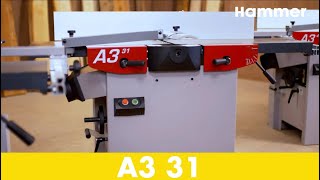 Hammer® A3  Setup demonstration of the JointerPlaner  Felder Group Part 2 [upl. by Nomyad]