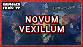 Novum Vexillum a Hearts of Iron 4 Mod  AI Timelapse [upl. by Dareen73]