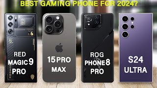 S24 Ultra Vs ROG Phone 8 Pro Vs iPhone 15 Pro Max Vs Red Magic 9 Pro  Best gaming phone 2024 [upl. by Britteny]