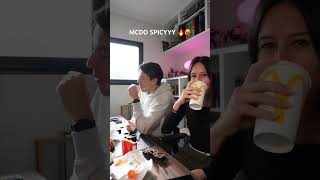 MCDO SPICYYY🥵🥵 food foodguide humour mcdonalds mcdo spicy spicyfood [upl. by Ynohtnael]