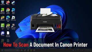 How To Scan A Document In Canon Printer Guide [upl. by Elora]