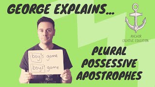 George ExplainsPlural Possessive Apostrophes [upl. by Lonne]