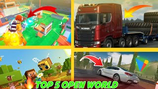 Top 5 Open World Games For Android Best Graphics Games top5 [upl. by Cirtemed411]