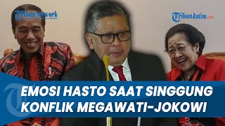 TANGIS PECAH HASTO saat Singgung Konflik MegawatiJokowi PDIP Lukaluka [upl. by Fabriane562]