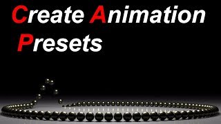 Create animation presets3ds max [upl. by Nogaem857]