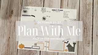 Plan With Me  October 2127 2024  Junior Discbound [upl. by Enirhtak]