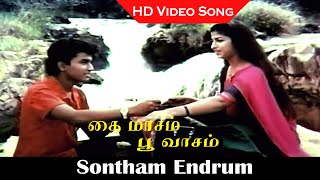 Sontham Endrum Song  Thai Masam Poovasam Movie  Satyaanand Devaki  Old Songs  HD [upl. by Ynnej]