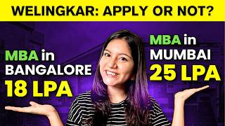 MBA from Welingkar Worth It MBA in Mumbai vs Bangalore  Placements  Fee  CutOffs [upl. by Antons631]