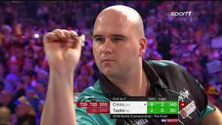 Furioser Rob Cross zerstört Phil Taylors WMTraum  SPORT1 DARTS [upl. by Brandyn]