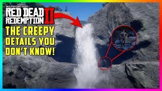 There Is A DARKCREEPY Secret Hidden Behind This Waterfall You Dont Know In Red Dead Redemption 2 [upl. by Jephum]