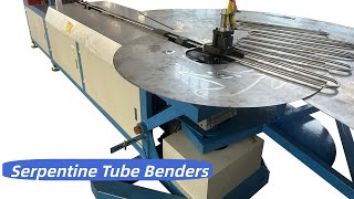 Serpentine Tube BendersSerpentine Pipe Bending Machine [upl. by Ymmas]