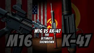 M16 vs AK47 Who Wins the Battle of Iconic Rifles shorts riflebattle ak47shorts [upl. by Hannie]