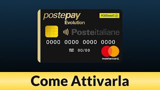 Carta Postepay Evolution Come Attivarla [upl. by Ursulette]