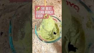 🥑 The BEST Vegan Ranch EVER 🥑 short [upl. by Schaeffer]