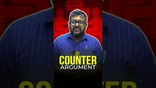 Critical Reasoning What is The Concept of Counter Argument shorts [upl. by Ahsikin]