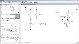 Electroneumática en Fluidsim 002 OR y AND eléctricos AB  AB [upl. by Wenger]