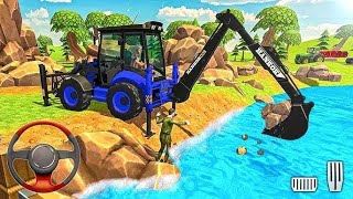 JCB 3DX BACKHOE LOADER BUS SIMULATOR INDONESIA DRIVING LIVE STREAM [upl. by Andree]