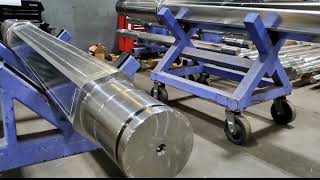 4140 ChroMoly Shafts Machining amp Assembly into Giant Shredder [upl. by Norvan]