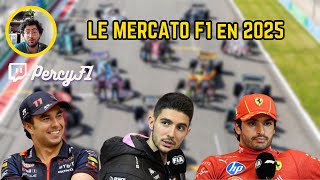 QUI SONT LES CLÉS DU MERCATO F1 2025 [upl. by Ohare836]