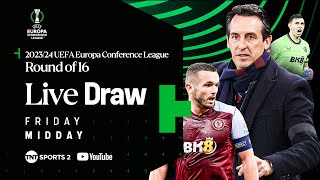 UEFA Europa Conference League 202324 Group Stage Draw Aston Villa LOSC Lille Fenerbahçe and more [upl. by Linus]