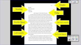 MLA Tutorial 1 Basic Paper Formatting [upl. by Vivle]