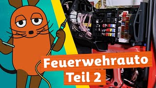 Wie kommt die Elektrik in das Feuerwehrauto  Die Maus  WDR [upl. by Llenaej456]