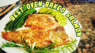 Wild Sockeye Salmon How to Bake oven salmonBake asparagus Dinner ideas [upl. by Shelby]