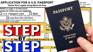 How To Apply For First US Passport 2024 🇺🇸 [upl. by Suivatnom403]