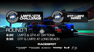 PRL LMP3GT4 amp GTPLMP2 on iRacing  Round 1 [upl. by Ulphiah]