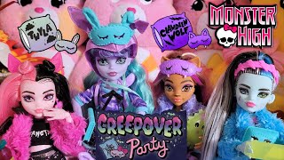 Out of the Shadows But Make it Cozy 👻 Monster High G3 Creepover Twyla and Clawdeen Doll Unboxings [upl. by Pickar611]