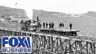 American Built The Transcontinental Railroad [upl. by Aicilev495]