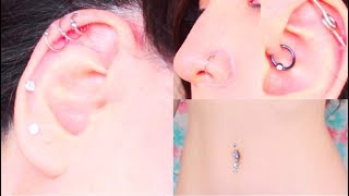 MIS PIERCINGS  EXPERIENCIA DOLOR [upl. by Assirahs]