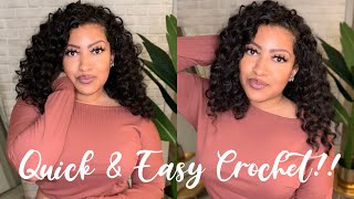 EXTREMELY NATURAL LOOKING CROCHET HAIR  ft TRENDY TRESSES [upl. by Linkoski]