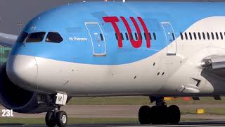 Fantastic Takeoff TUI GTUIH Dreamliner Boeing 7878 BY660 Manchester MAN To Goa GOI 02032020 [upl. by Benedikta644]