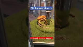 3 D Anamorphosis  National Science Centre  Science Museum  Delhi  shorts [upl. by Niko]