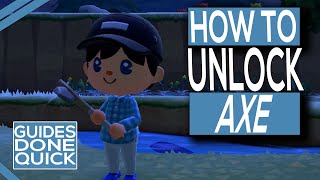 Where To Find The Axe In Animal Crossing New Horizons [upl. by Ratcliff]