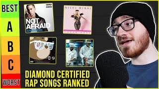 Every Diamond Certified Rap Song Ranked TIER LIST [upl. by Korten]