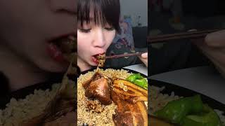 🔥 Mukbang Tender Braised Pork Leg Rich Fatty Meat 🍖 [upl. by Gnap]