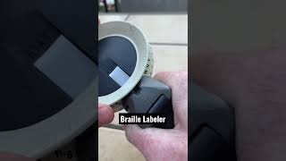 Braille Labeler blind braille [upl. by Gorski107]