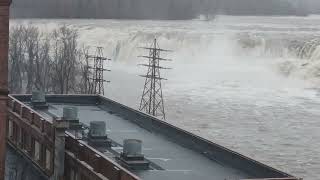 Cohoes falls Flooded [upl. by Lala]