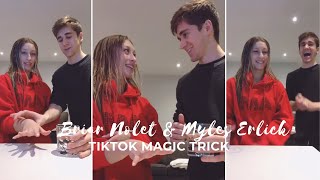 Briar Nolet amp Myles Erlick TikTok Magic Trick 1 Shorts [upl. by Acemaj546]