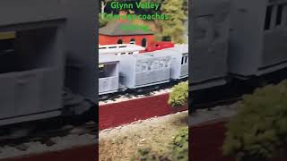 Testing the Narrow Gauge Glynn Valley Tramway coaches shorts [upl. by Aala]