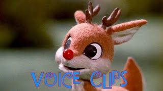 Rudolph 1976 Voice Clips [upl. by Martynne658]