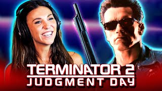 TERMINATOR 2 JUDGMENT DAY 1991 Movie Reaction w Coby FIRST TIME WATCHING [upl. by Allak]